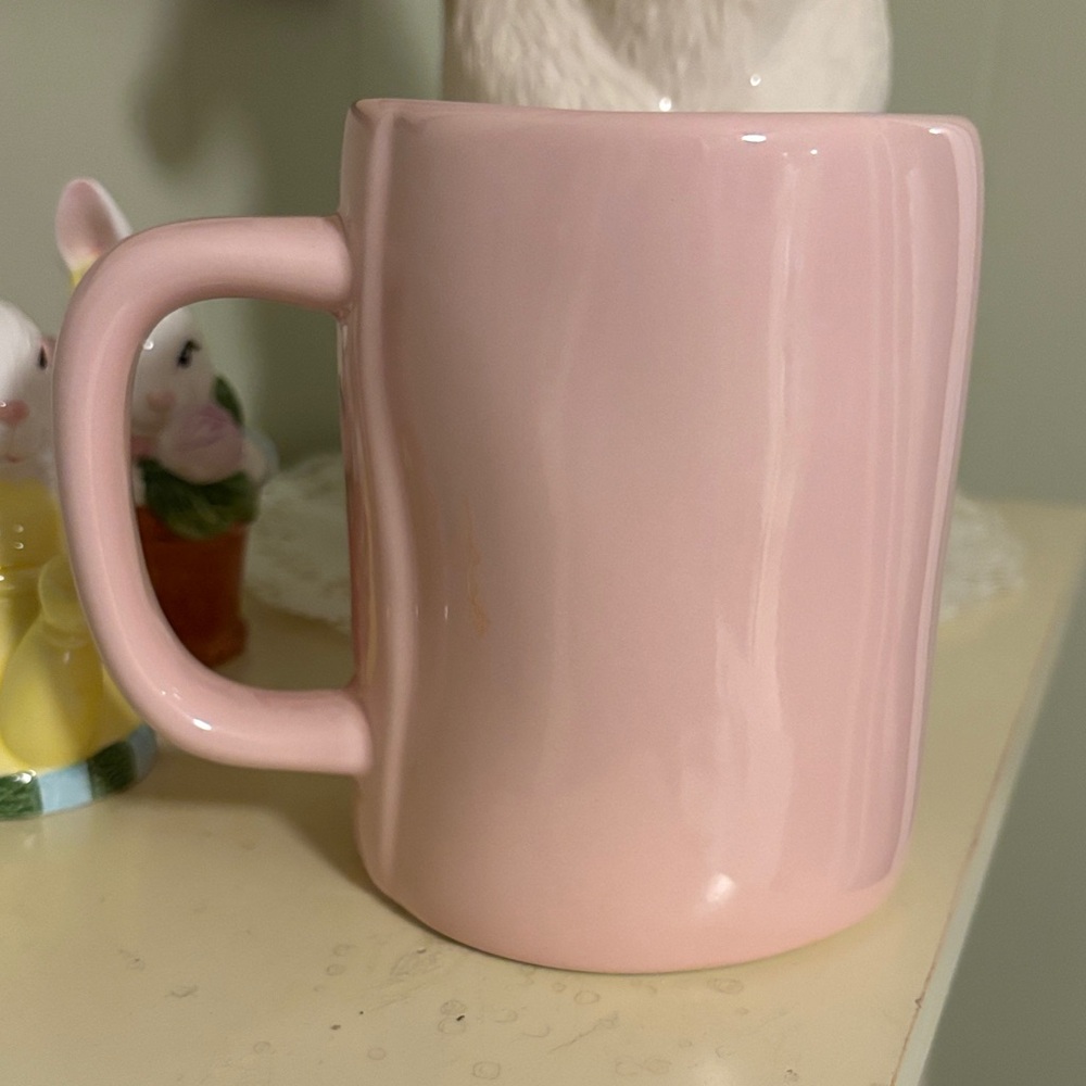 Rae Dunn Pink "Cotton Tail Cutie" Ceramic Mug NWOT - Picture 4 of 7